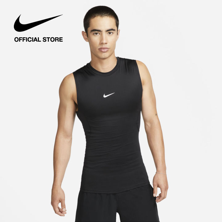Nike Dri-FIT Mens Pro Tight Sleeveless Fitness Top Black