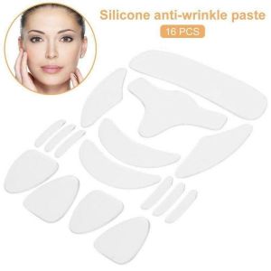 LANBENA | 16pcs Reusable Silicone Patches Anti Rimpel Pads Silicone Wrinkle Removal Sticker Face Forehead Neck Eye Sticker Skin Care Patch