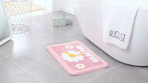 🔥FAST SHIPPING🔥 Polyester Floor Mat | Mat Bathroom Antiskid | Mat Doormat Household | Bedroom Carpet (Karpet Kaki)