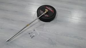 15" 3600PSI Heavy Duty Surface Cleaner Cleaning 360° Rotating Power Washer Surface Patio Cleaner For Pressure Washer Outdoor