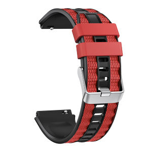 Universal 22mm Silicone Strap For Huawei Watch Ultimate 2/GT 6 Pro Two-color Band For Watch 5 4/GT 5 4 46mm Bracelet Watchband