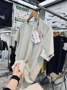 Quick Dry Mens Short Sleeve T-Shirt Breathable Wear Resistant UV Protection Climbing Camping Outdoor Activities Replacement Model