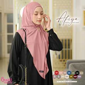 QUAIL HIJAB - Afiya Casual Daily Hijab Bahan Jersey Motif Polos Jilbab Instan