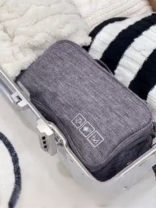 กระเป๋าจัดระเบียบชุดชั้นใน มีช่องแบ่งหลายช่อง พับเก็บได้ จุได้เยอะ กางเกงใน ถุงเท้า พกพาเดินทาง