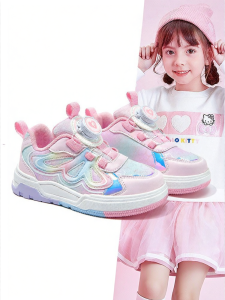 Barbie | Woolen Warm Button Children Shoes Sneakers