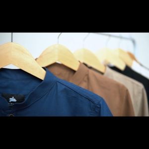KHOIRUMMAH Koko Kurta Hamzah - Koko Polos Pria Dewasa - Kurta Lengan 3/4 - Mocca