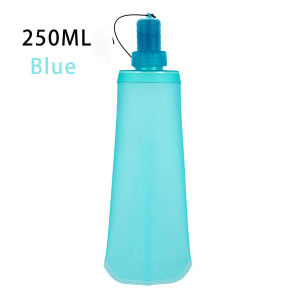 OFFBONDAGE | 250ml/500ml Cycling Sports Water Bottle MTB Bottle Leak Proof Large Caliber TPU Folding Water Cup Running Hiking Accessories