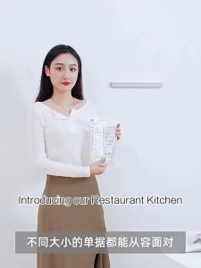 รางออเดอร์ ไซส์ 30 50 80 ซม ที่หนีบใบออเดอร์ รางเสียบบิล รางเสียบออเดอร์ ร้านอาหาร ห้องครัว ที่เก็บบิล ที่หนีบออเดอร์ รางบัตร ที่เสียบกระดาษร้านอาหาร ที่เสียบบิล ที่หนีบบิลอลูมิเนียม รางเสียบบิล ราวหนีบออเดอร์ เสียบออเดอร์