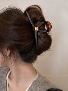 Large Size Gold Label Letter Hair Claw Clip for Women Shark Bite Style Hair Accessories Hairpins Fashionable Updo Hairpins