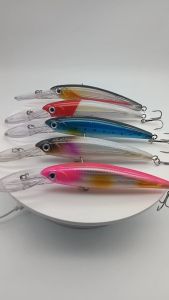 Mồi cá giả  32g chuyên câu hiệu quả cá biển ThuNhồngCờ mồi câu cá lure sông Chẽm Mú Hồng