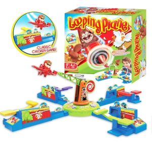 hot Rotating Airplane Chicken Stealing Game - Multiplayer Interactive Eagle Catching Chicks Tabletop Game for Kids Party Gifts