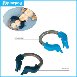 PIORPOY Dental Matrix Bands Clip Sectional Contoured Matrix System Nickel Titanium Clamping Ring Dental Clamp Ring Dentist Tools