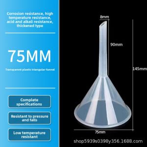 gumahus | Mini Transparent Kitchen & Lab Funnel for Powder Dispensing