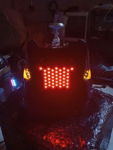 Stoplamp running+sein 2 mode untuk Honda Vario Techno 110 CBS mode senja+sein sudah PNP soket stoplamp