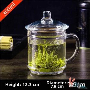 Jiaxun | Heat Resistant Large Capacity Glass Tea Cup