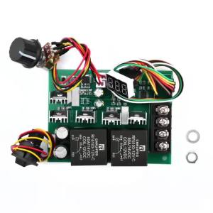PWM DC Motor Speed Controller DC10-50V 40A LED Digital Display Motor Drive Module 0–100% Speed-Adjustable Module