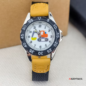 Boys Girls Quartz Watch Kids Childrens Fabric Strap Student Time Clock Wristwatch Colorful Number Dial birthday Gifts Watches