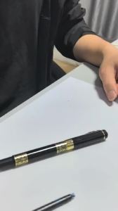 1-100Pcs/Set Retro Metal Fountain Pen Replaceable Ink Elegant Gift for Writing Stationery Office School Supplies