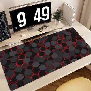 Bandai | 120x60cm Geometric Large Mouse Pad XXL Computer Mousepads Hexagon Mousepad Big Keyboard Mat Gamer Mouse Pads 90x40 Desk Mats
