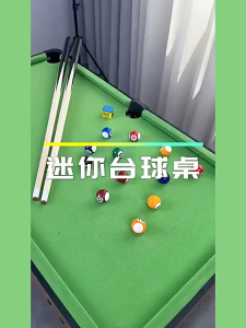 Kids Table Pool Billiard Game Toys 69cm Wood Lightweight Tabletop Board Games Table for Party Home Traveling Kids Christmas
