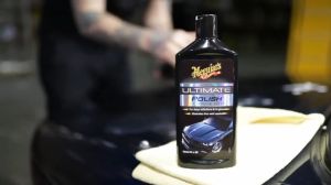 Meguiars G19216 Ultimate Polish Car Polish Car Polisher 16 oz 473ml Car Care DIY Remove Dirts Swirls Gloss Shine Deep Reflection For Dark Color Cars Exterior Polish Kereta Original Free Gift Ready Stock