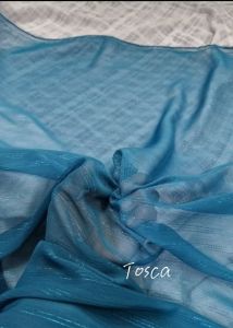 kain sifon silk lurex metalik/sifon serat jagung/bahan sifon/ chiffon