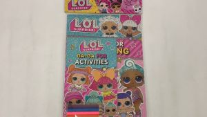 LOL Surprise Activity Pack With 4 Colour Pencils 1 Colouring Book 1 For Children Ages 3-7