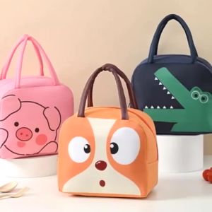 TAS BEKAL MAKANAN ANAK KARAKTER BINATANG LUCU HAPPY LUNCH BOX