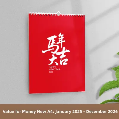 Large Grid Simple Wall Calendar 2026 Business Calendar Big Space Monthly Calendar for Office And Business Planning