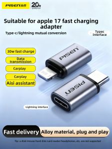 PISEN | Đầu Chuyển PD Sạc 30W và Chuyển Đổi Dữ Liệu Type-C sang Lightning