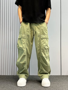 JIANSHENG | Vintage Multi-Pocket Loose Fit Trousers
