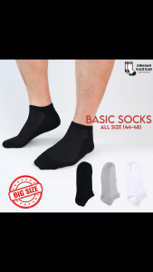 Kaos Kaki Pendek Pria Polos Ekstra Besar