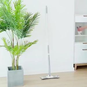 Chổi Lau Nhà Tự Vắt Xoay 360 Độ Chữ X Gấp Gọn Kéo Dài 1M4 Lau Sàn Siêu Sạch Siêu Thấm - Hàng Chính Hãng