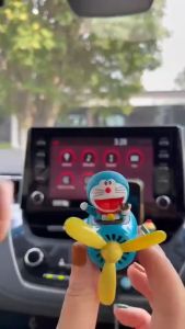 พัดลมจิ๋ว พัดลมน้ำหอม น้ำหอมปรับอากาศในรถยนต์ ตกแต่งช่องแอร์ ลายการ์ตูน