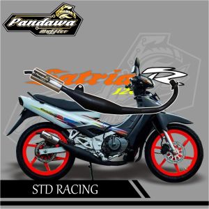 Knalpot Standar Racing Satria 2T Satria Hiu Satria Lumba Satria 2 Tak Knalpot Pandawa Racing