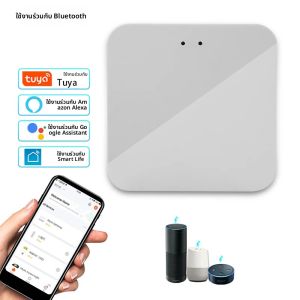 Tuya สมาร์ทหลายโหมดเกตเวย์ ZigBee WiFi Bluetooth Hub Bridge Smart Life APP ควบคุมเสียงทํางานร่วมกับ Alexa Google Home
