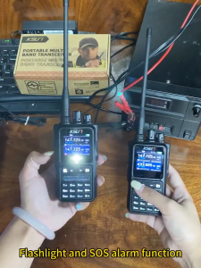 KSUN Dual Band Walkie Talkie UHF VHF Radio custom channel name 10W 10KM UV110D
