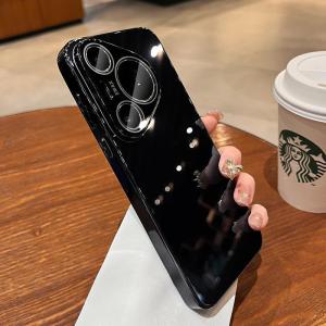 Huawei Pura70Pro Phone Case Tempered Glass Full Cover with Lens Film Anti-Fall Male Female Version Luxury Sensation Protective Cover