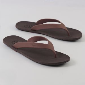 Sandal Jepit Karet Pria Dewasa Camou WR Chocolate: Kuat & Empuk