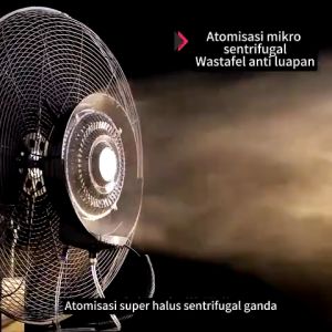 kipas industri/23/26/30 inch Kipas Mist Kipas Angin Semprot Embun 45Ltr Misty Fan 1.8Meter / kipas