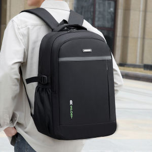 Durable Oxford travel backpack casual backpack with adjustable shoulder straps multiple compartments and zipper closure styli