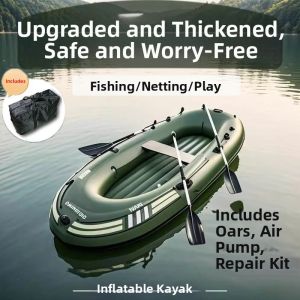 BONINGYU | Durable Thickened Inflatable Boat for Fishing Life Saving