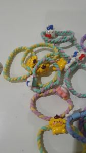 KUNCIR KEPANG IKAT RAMBUT MOTIF KUROMI MOROL MELODY KARET RAMBUT ANAK AKSESORI RAMBUT WANITA