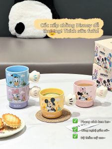 XIAOHUANGLU | Tách Sứ Dễ Thương cho Đôi Lứa Ăn Sáng Văn Phòng tại Nhà và Trẻ Em