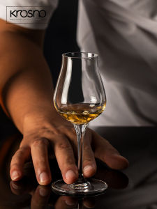 Crystal Glass Whiskey Tasting Cup Professional Fragrance Cup Sweet Wine Cup Home Use Whiskey Glass European Style Pure Color