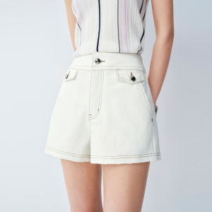 PEACEBIRD | Slim Loose A-line Flared Shorts