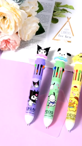 Art Kingdom PH 10-in-1 Multi-Color Ballpen | Cute Cartoon Design | School & Office Use | Kids Gift | Smooth Writing