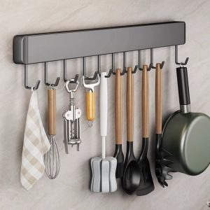 Multifunctional Hanging Hooks Wall-Mounted Drill-Free