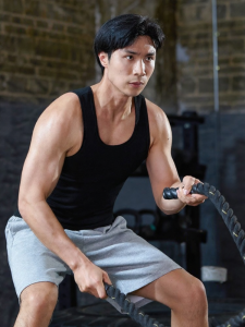 yaloo | Slim Fit Muscle Enhancing Mens Tank Top