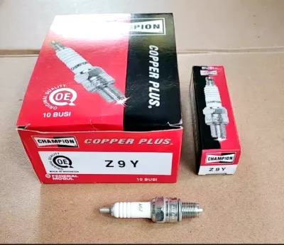 Busi Motor Champion z9y 10 pcs untuk Motor Honda Grand Supra Mio Jupiter smash Dan lain lain